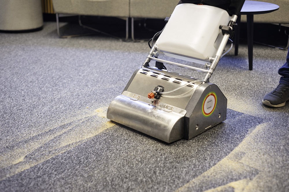 Mattvätt med Carpet Cleaner maskin